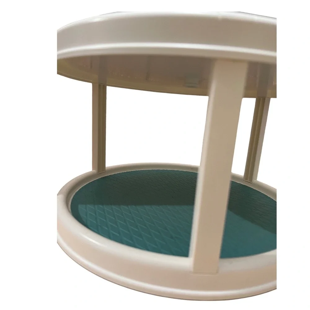 Storage &amp; Organization | 2 Tier Lazy Susan Rotating Turntable Organizer ...
